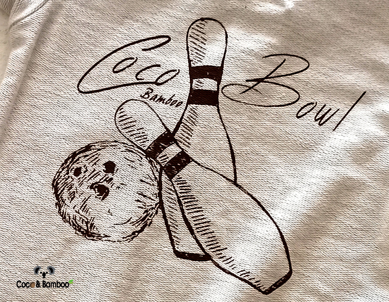 Bowling Baskılı Bebek Tulum