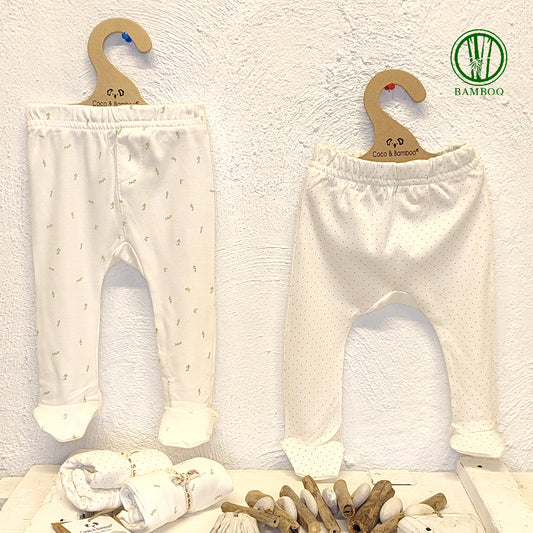 2’li Bambu Patikli Pijama Altı Seti