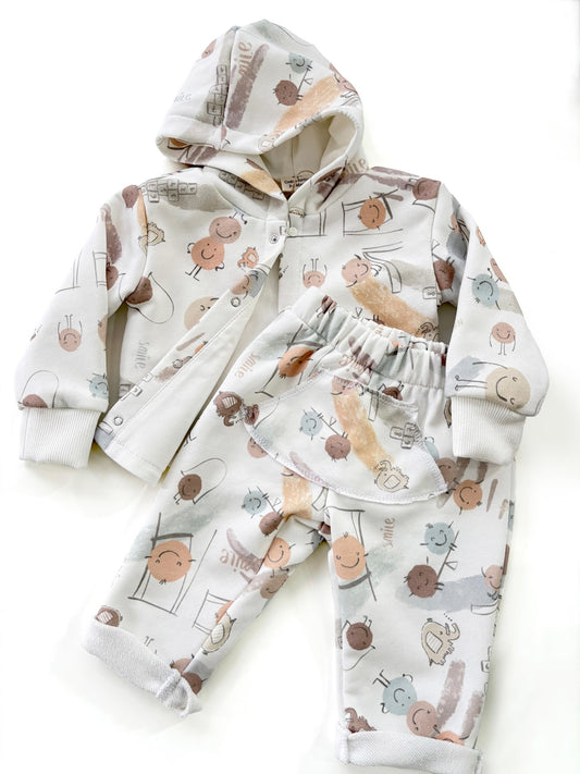 Kapüşonlu Astarlı Takım